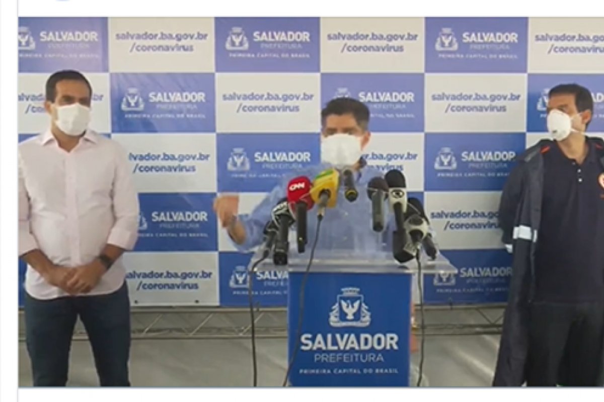 ACM Neto anuncia Programa de atenção básica que garante atendimento domiciliar a paciente com a covid-19