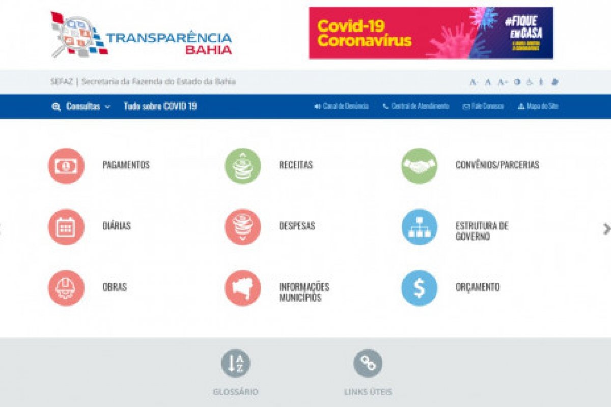 Governo da Bahia lança novo portal que promete ampliar transparência durante pandemia