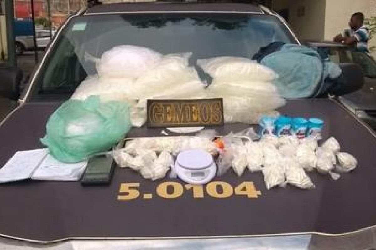 Grande quantidade de drogas é apreendida em Salvador