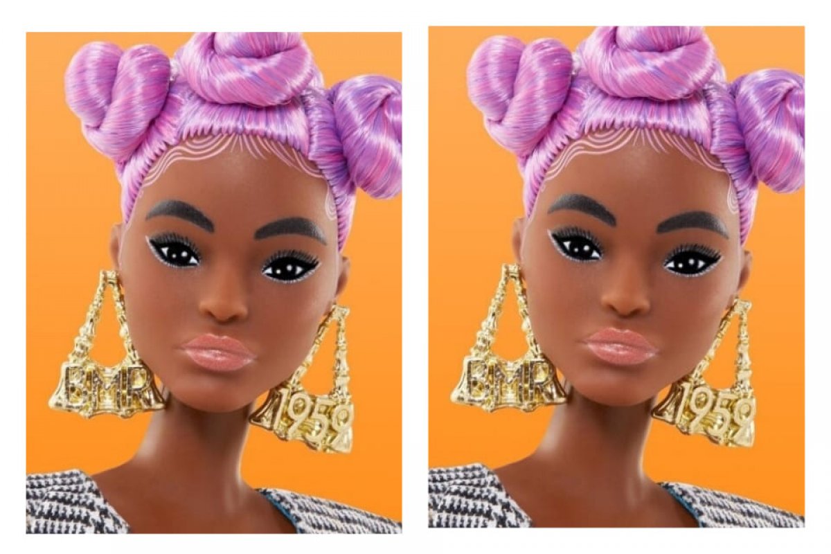 Barbie lança boneca negra com baby hair e cabelo rosa