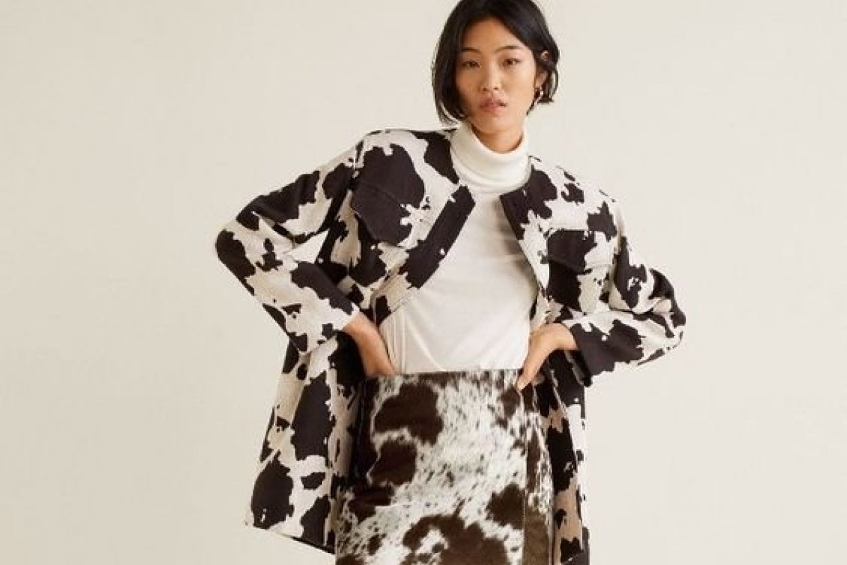 Estampa de vaca é a queridinha do inverno