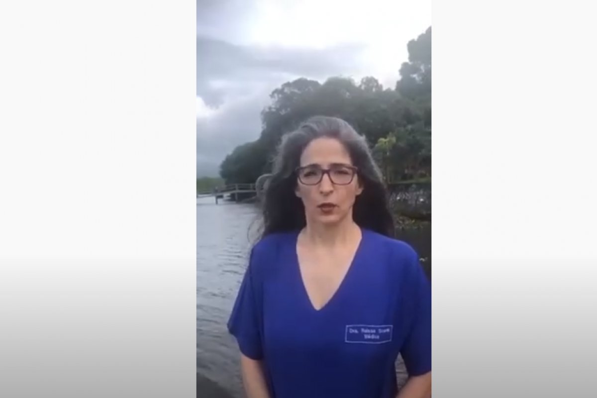 Médica contesta falta de hidroxicloroquina em Porto Seguro e pede ajuda ao presidente