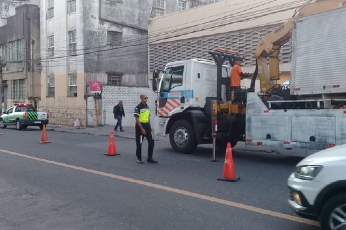 Trânsito é interrompido no Centro de Salvador a partir desta quinta-feira (2)