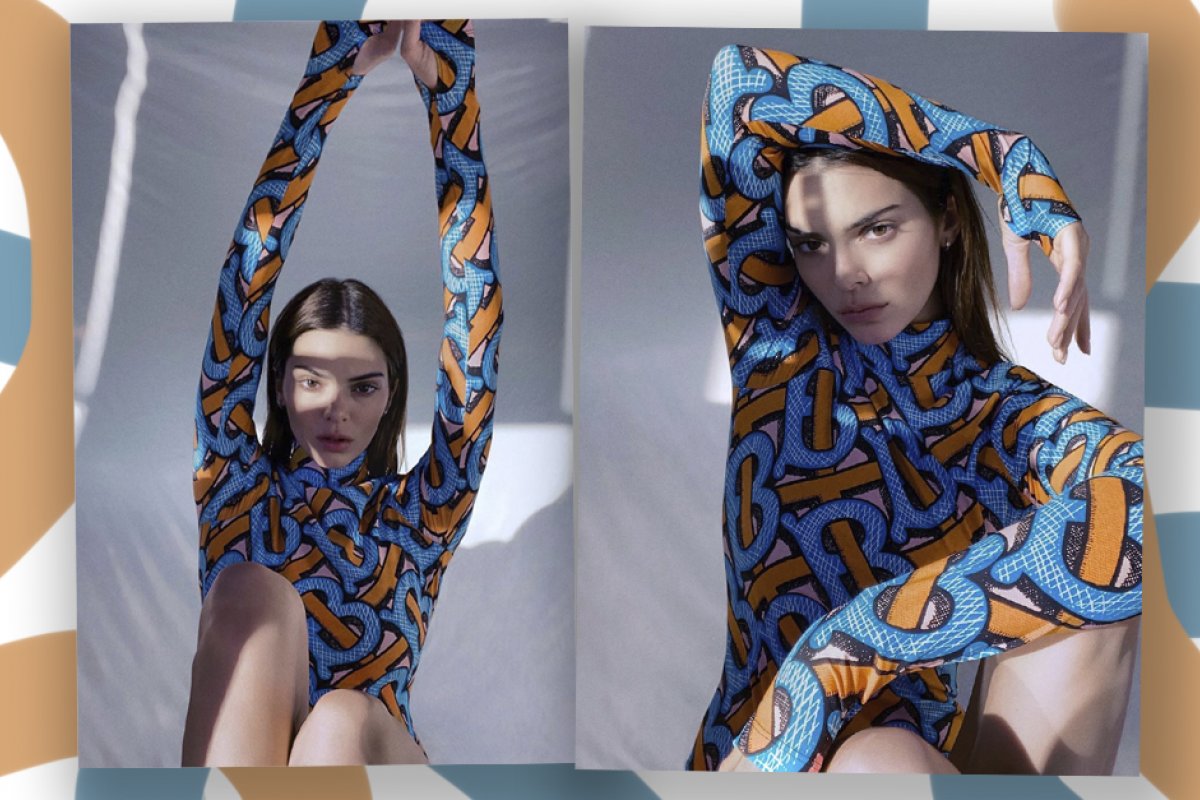 Poderosa:Kendall Jenner faz auto retratos para nova campanha da Burberry