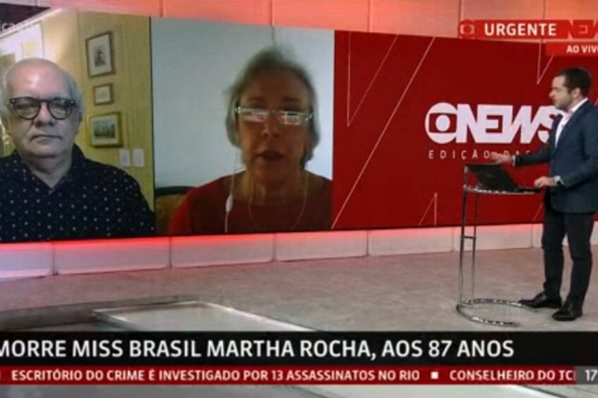 Vexame: GloboNews comete gafes ao noticiar morte de Martha Rocha, 1ª Miss Brasil