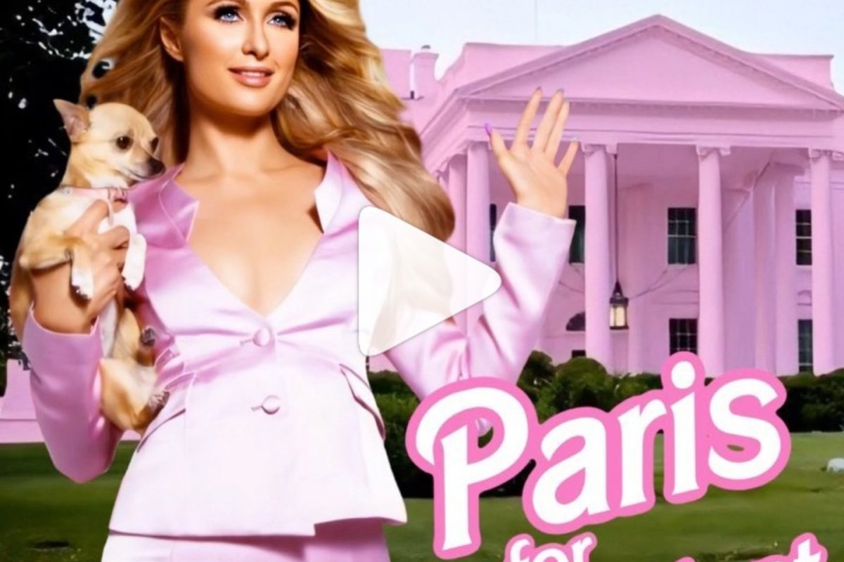 Paris Hilton anuncia candidatura à presidência dos Estados Unidos