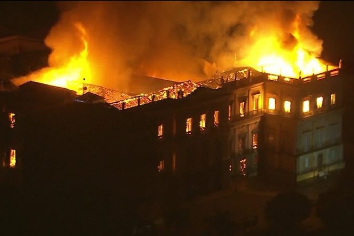 PF descarta incêndio proposital no Museu Nacional do Rio de Janeiro