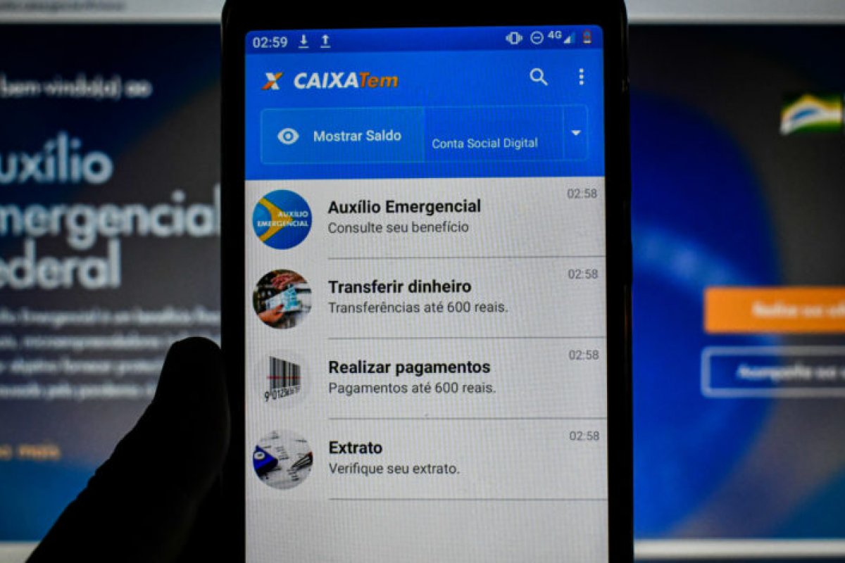 Nascidos em fevereiro podem sacar 1ª parcela do auxílio emergencial