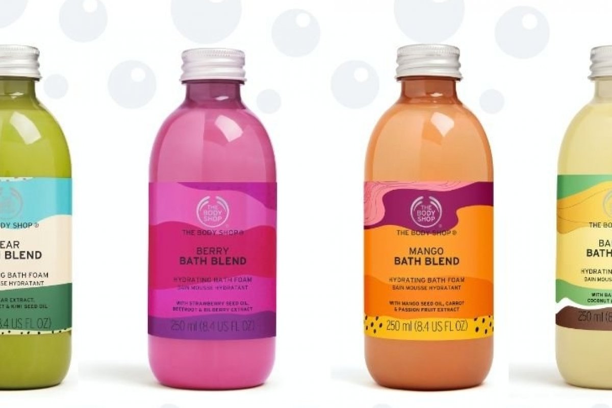 Marca lança linha de produtos para banho à base de alimentos reaproveitados