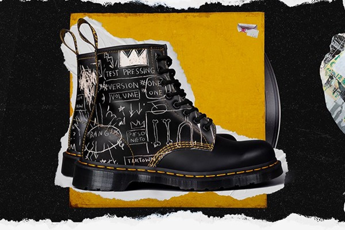 Coleção da Dr. Martens ganha a arte de Jean-Michel Basquiat