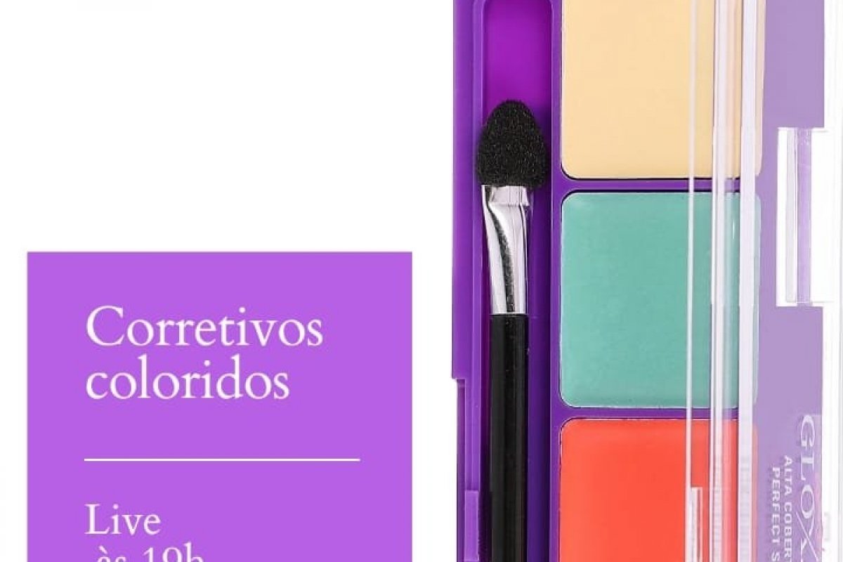 Glox.Me desvenda o uso dos Corretivos Coloridos em Live