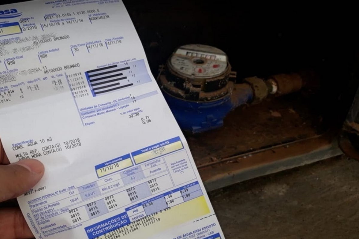 Embasa disponibiliza pagamento de contas por meio do auxílio emergencial