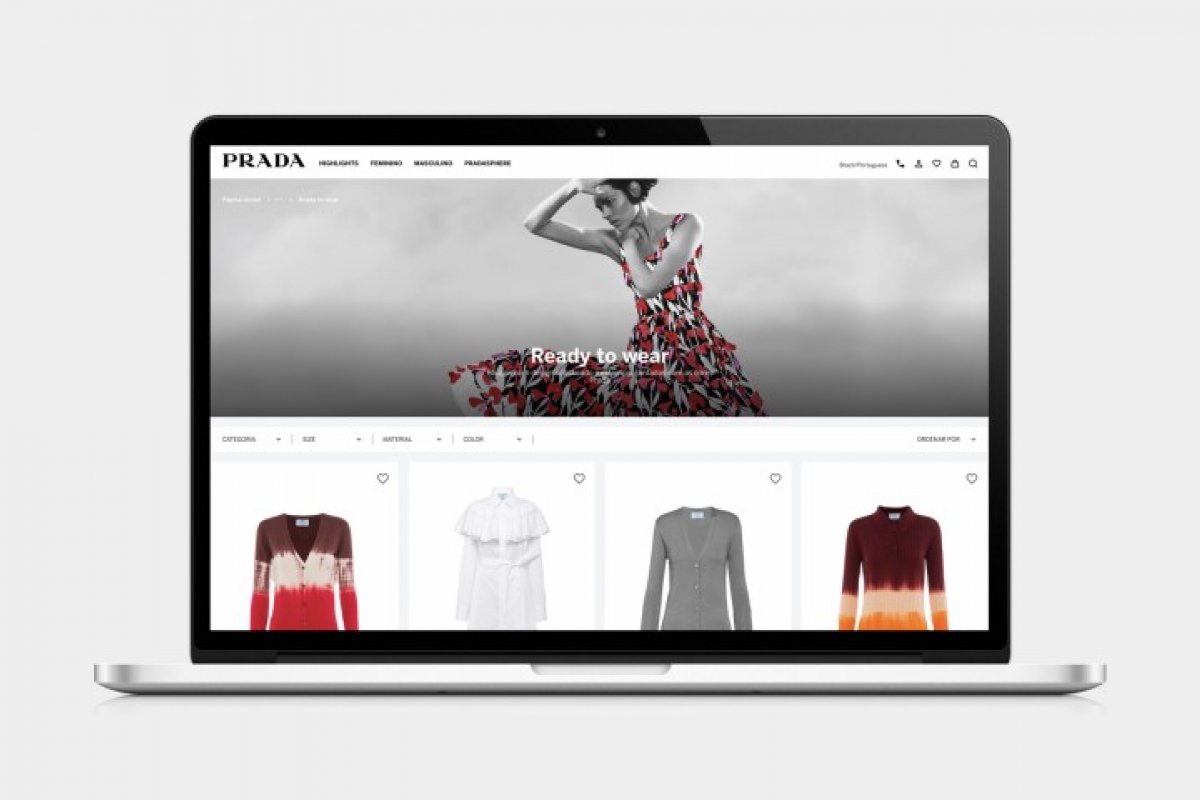 Grife italiana Prada lança e-commerce no Brasil