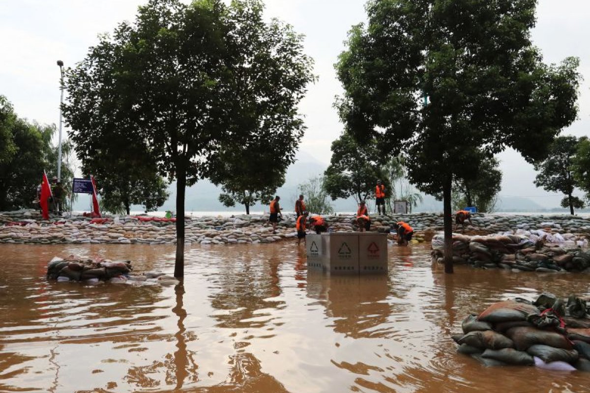 Chuvas na bacia do Yangtze são as mais fortes desde a década de 1960