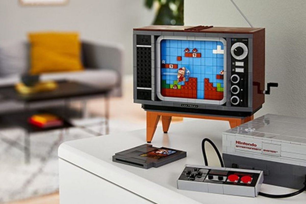 LEGO cria a versão montável do console na Nintendo