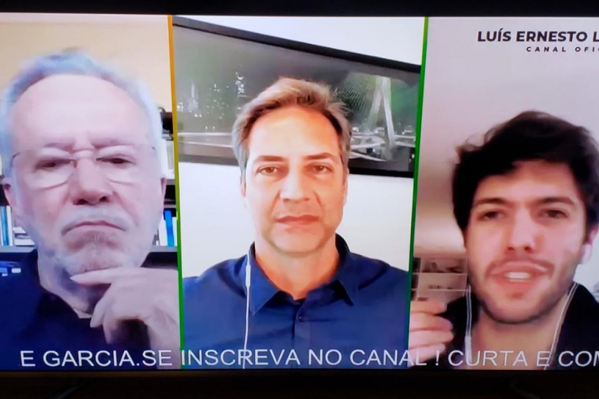 Luís Ernesto Lacombe estreia seu canal no YouTube em live com mais de 245 mil visualizações