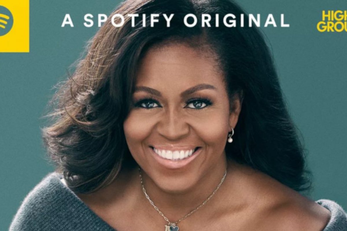 Michelle Obama terá podcast sobre relacionamentos no Spotify