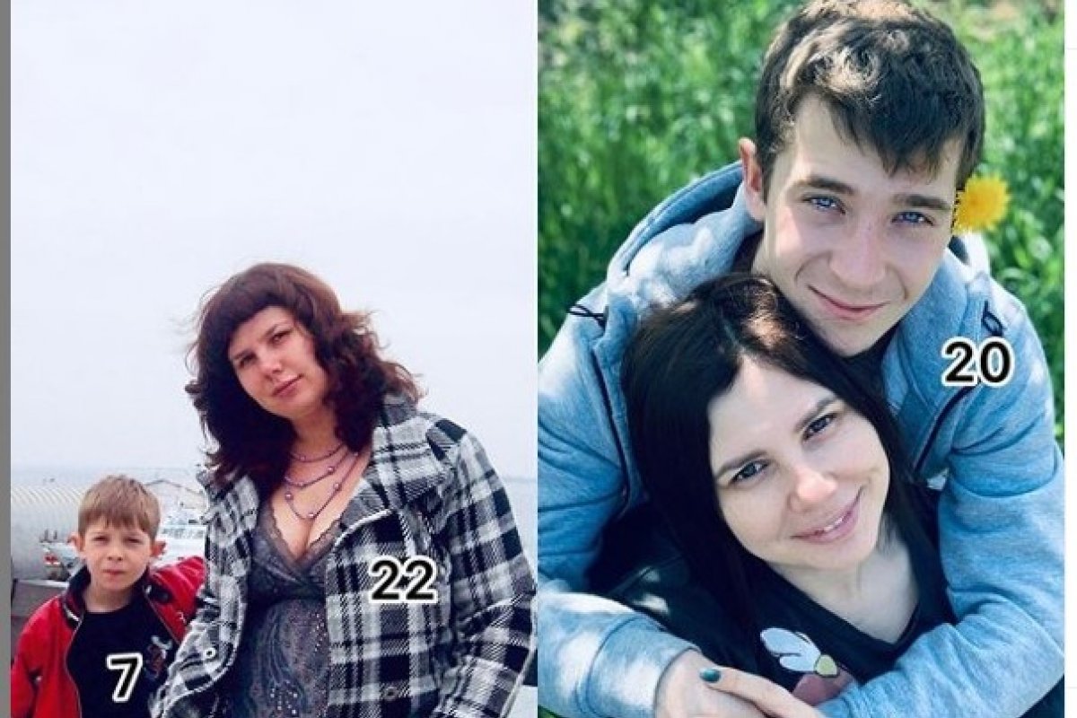 Babado: Mulher se casa com enteado 15 anos mais novo