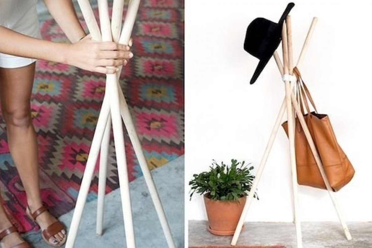 Cinco formas de reciclar o cabo de vassoura na decoração