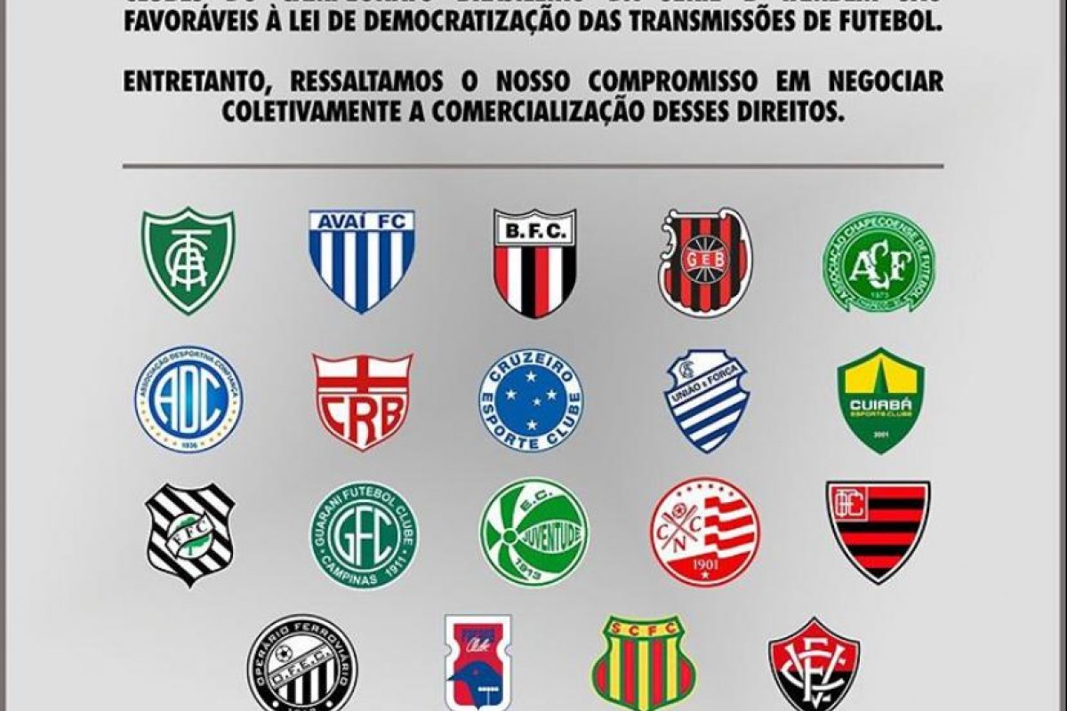 Times da Série B do Brasileirão se posicionam a favor da MP que modifica regras de transmissão