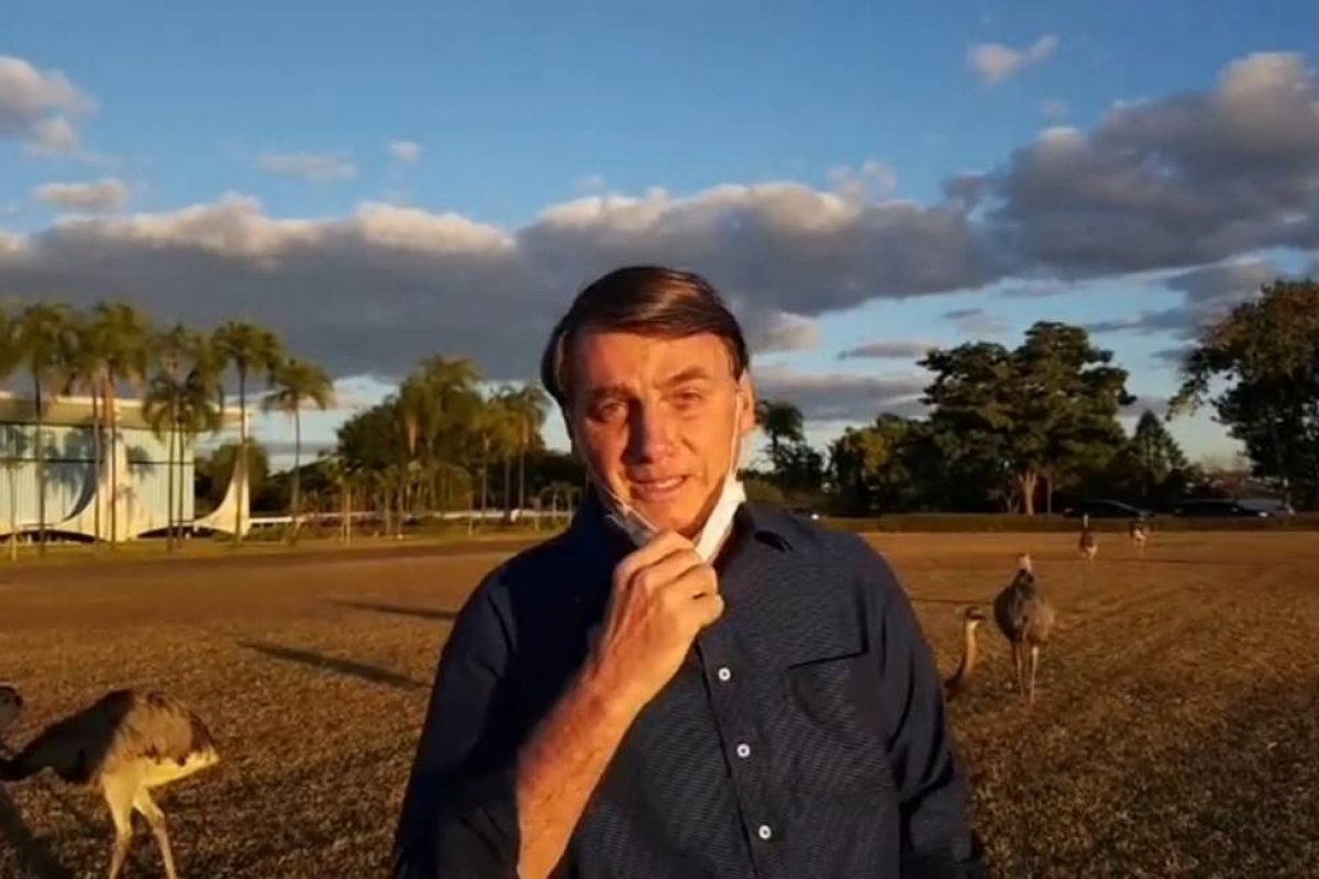 "Não tem que ter limites, no meu entender", diz Bolsonaro ao criticar lei das Fake News