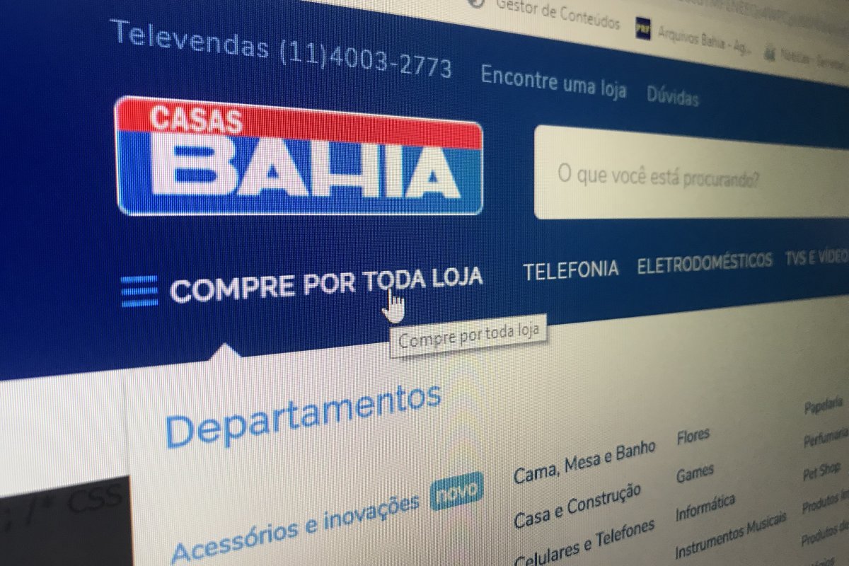 Site da Casas Bahia é acionado por problemas em vendas pela internet