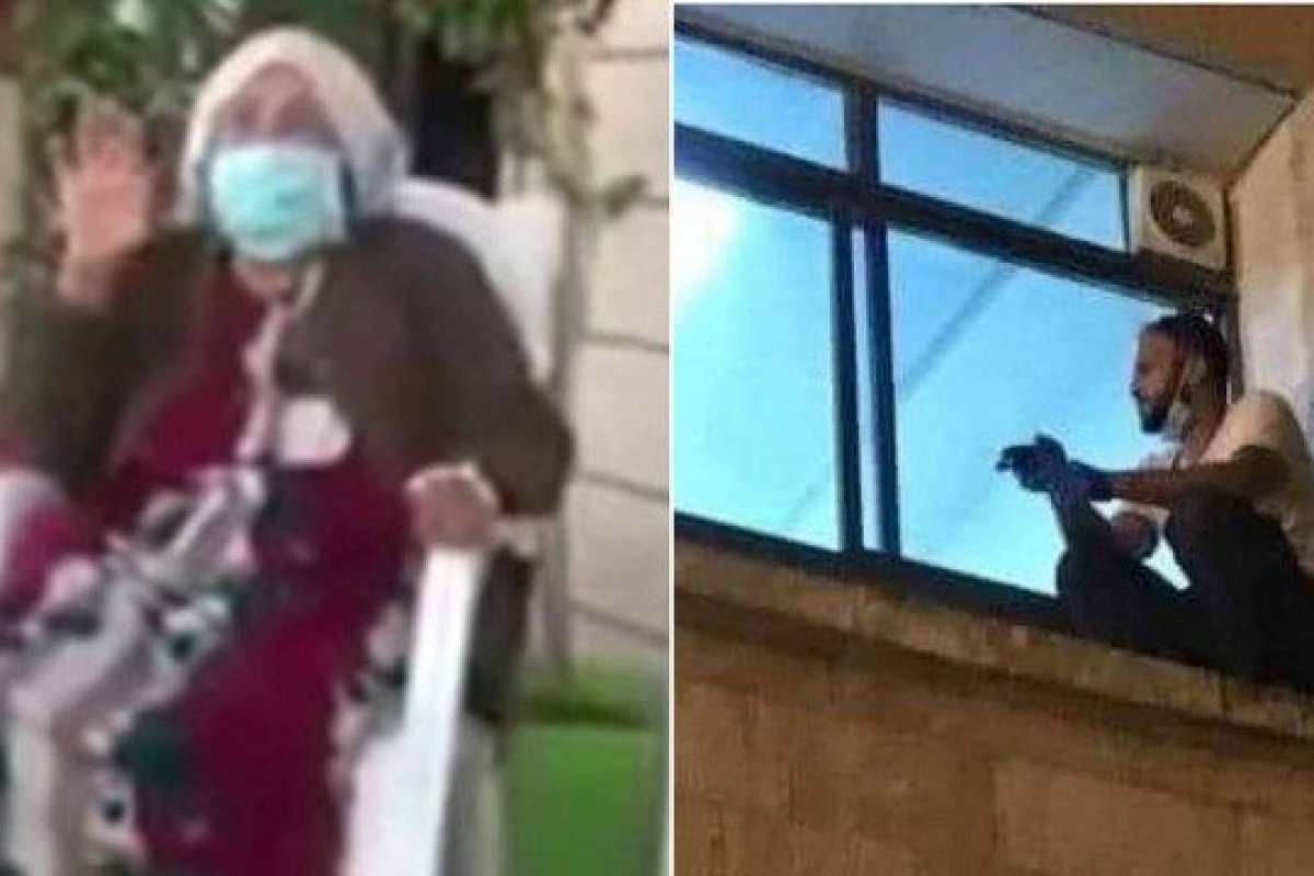 Homem escala hospital por cinco dias seguidos para ver mãe infectada pela covid-19