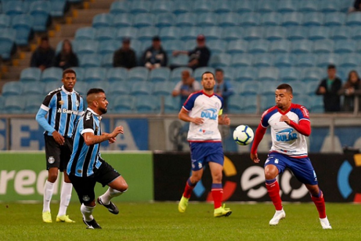 Bahia encara Grêmio podendo alcançar uma inédita semifinal de Copa do Brasil