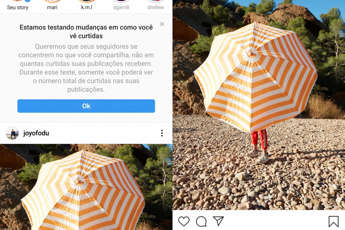 Instagram inicia testes para ocultar número de curtidas no Brasil