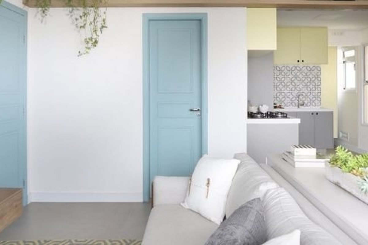 Porta colorida: Jeito fácil de inovar e animar os ambientes