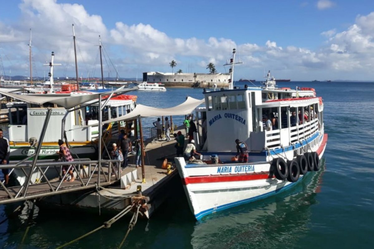 Travessia Salvador-Mar Grande opera sem restrições nesta segunda-feira (27)