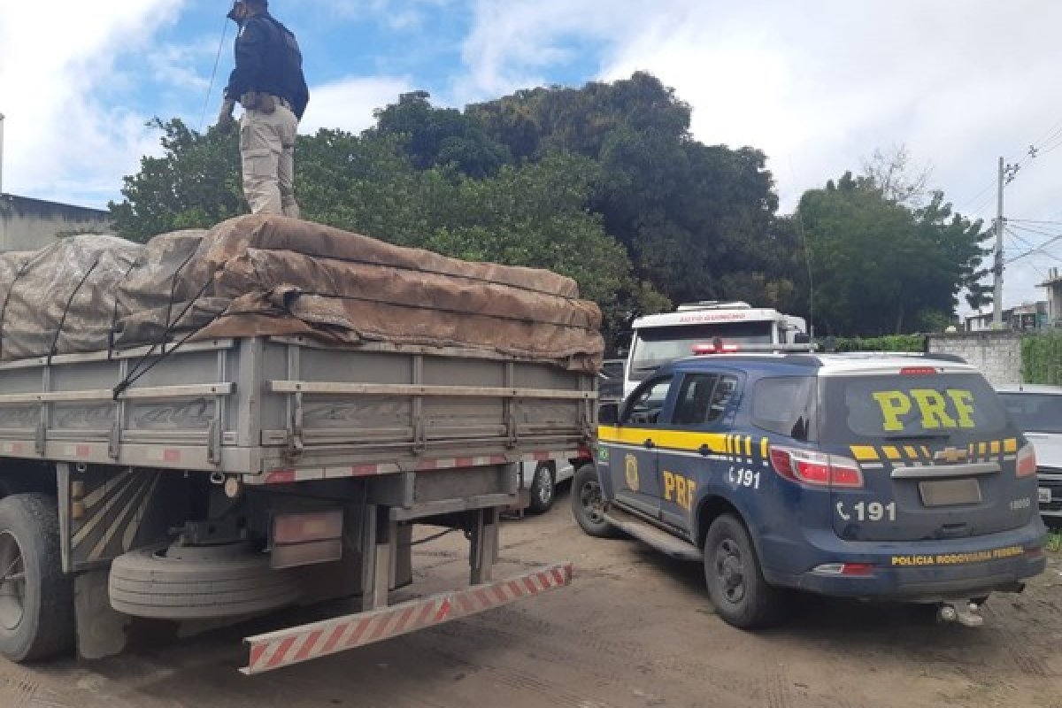 Mais de 5 toneladas de maconha são apreendidas em caminhão