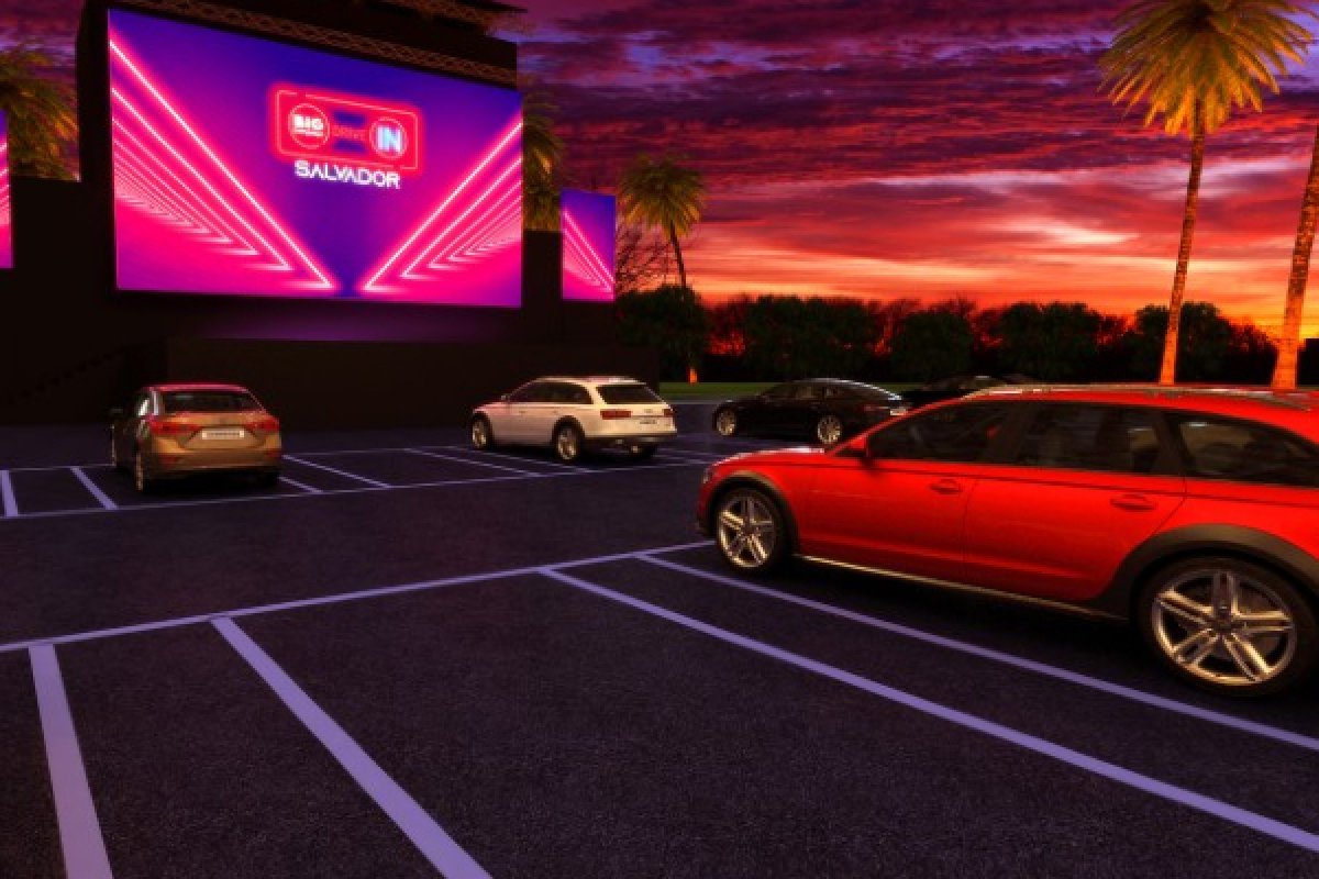 Cinema drive-in em Salvador estreia nesta quinta-feira (30)