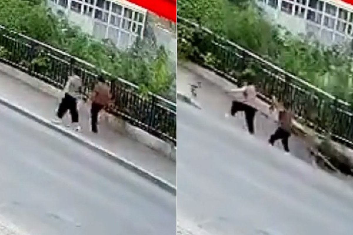 Vídeo: calçada desaba e "engole" duas pessoas na China