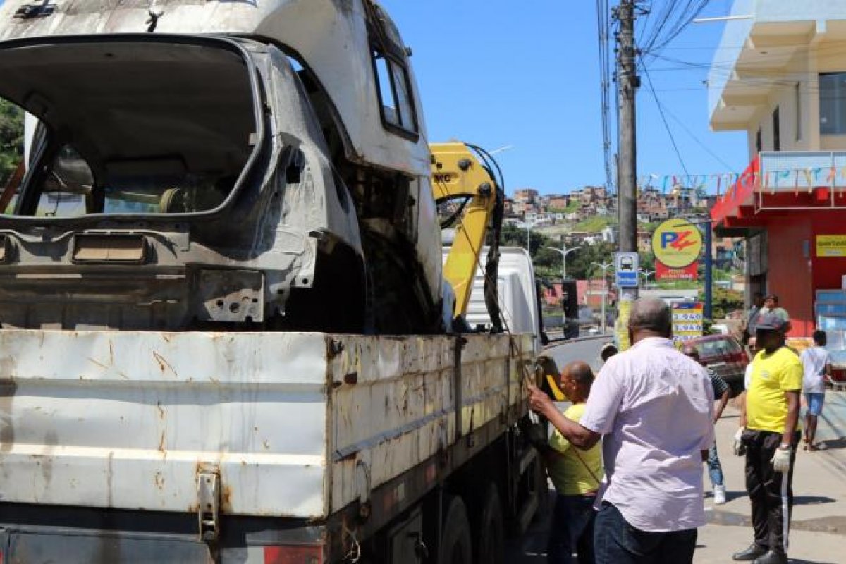 Mais de 300 sucatas são removidas das ruas de Salvador no primeiro semestre de 2020