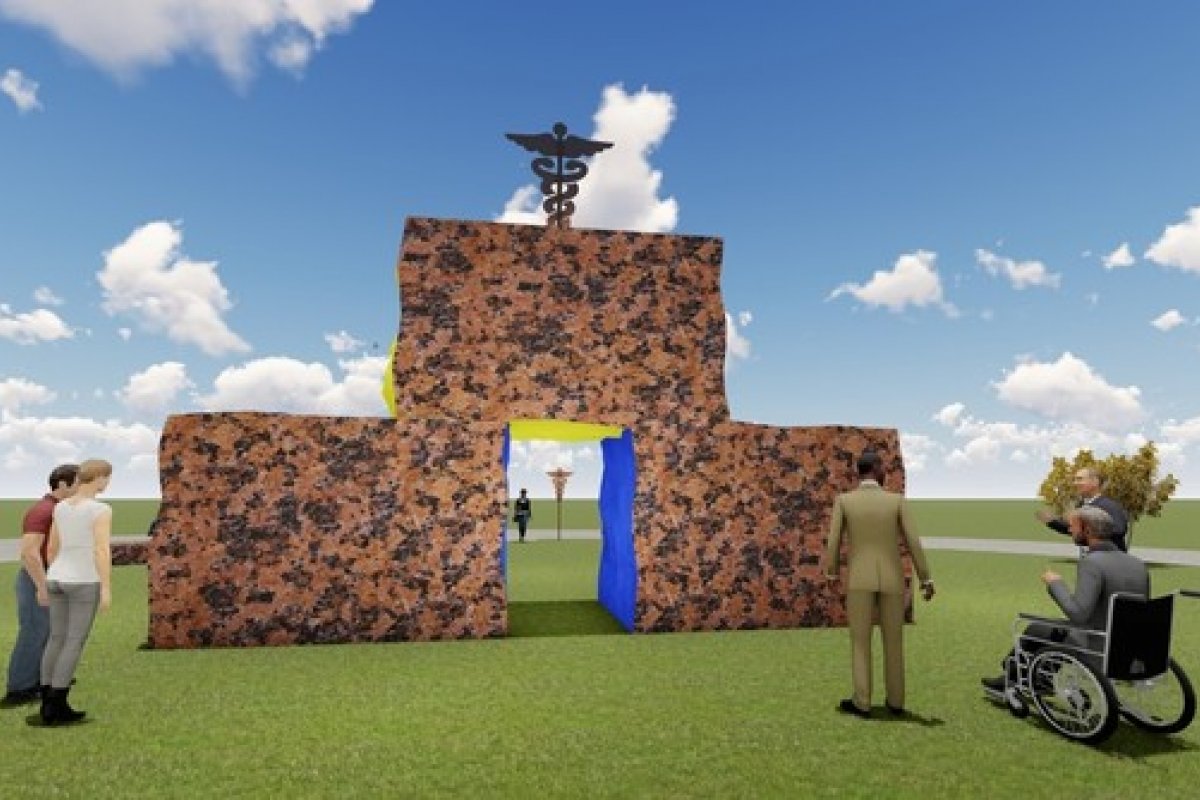 Artista plástico vai constuir monumento aos profissionais da saúde que atuaram contra coronavírus