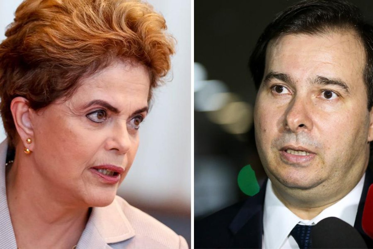 "Dança conforme a música", diz Dilma após declaração de Rodrigo Maia sobre o impeachment dela