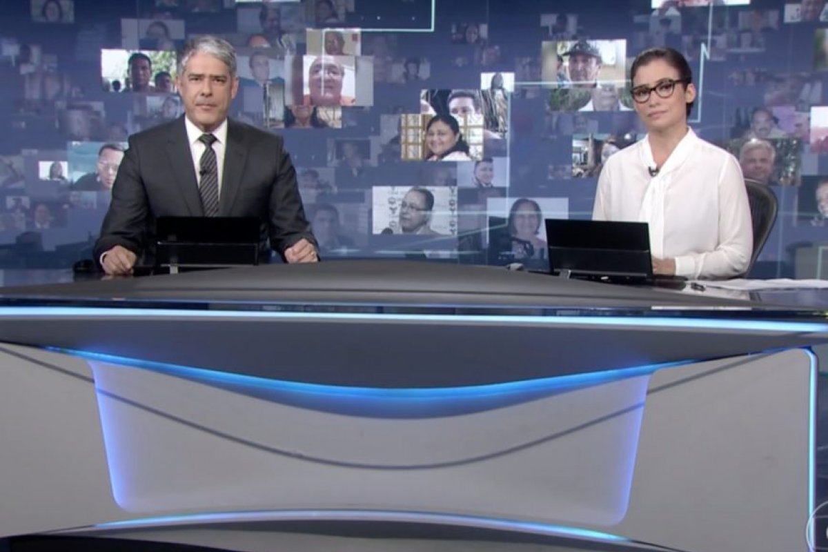 Pela 1ª vez depois de pouco mais de cinco meses, abertura do JN não menciona o novo coronavírus