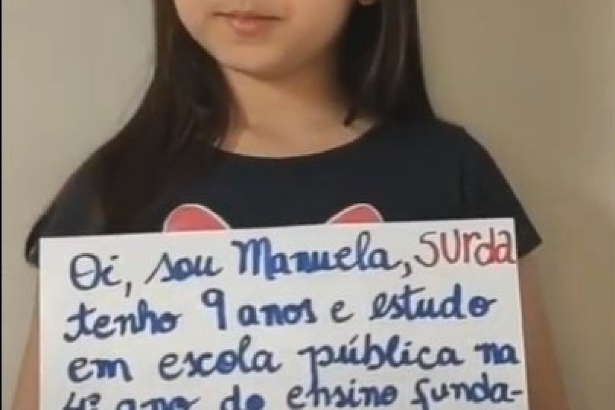 Veja Vídeo: Relato de garota de 9 anos com deficiência auditiva chama a atenção nas redes sociais