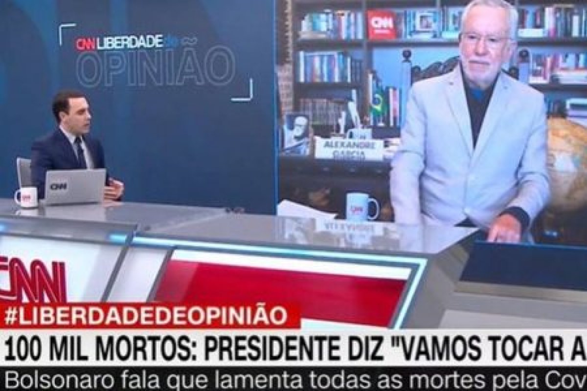 Barraco: Apresentador briga com Alexandre Garcia por causa da cloroquina