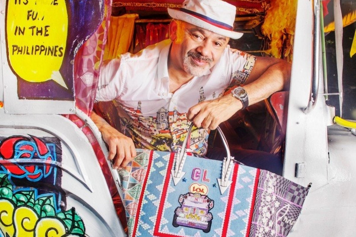Ele não pára! Christian Louboutin  lança  nova bolsa inspirada nas Filipinas