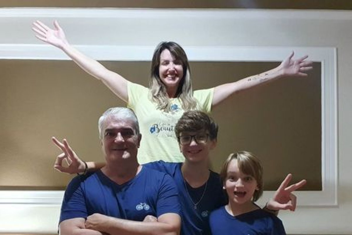 No Dia dos Pais, Alessandra Scatena faz homenagem ao marido morto pela covid-19