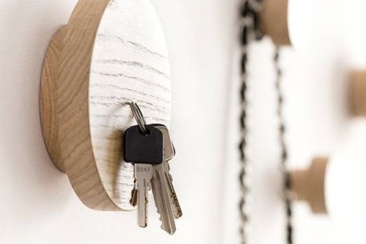 10+ modelos de porta-chaves modernos para fazer em casa