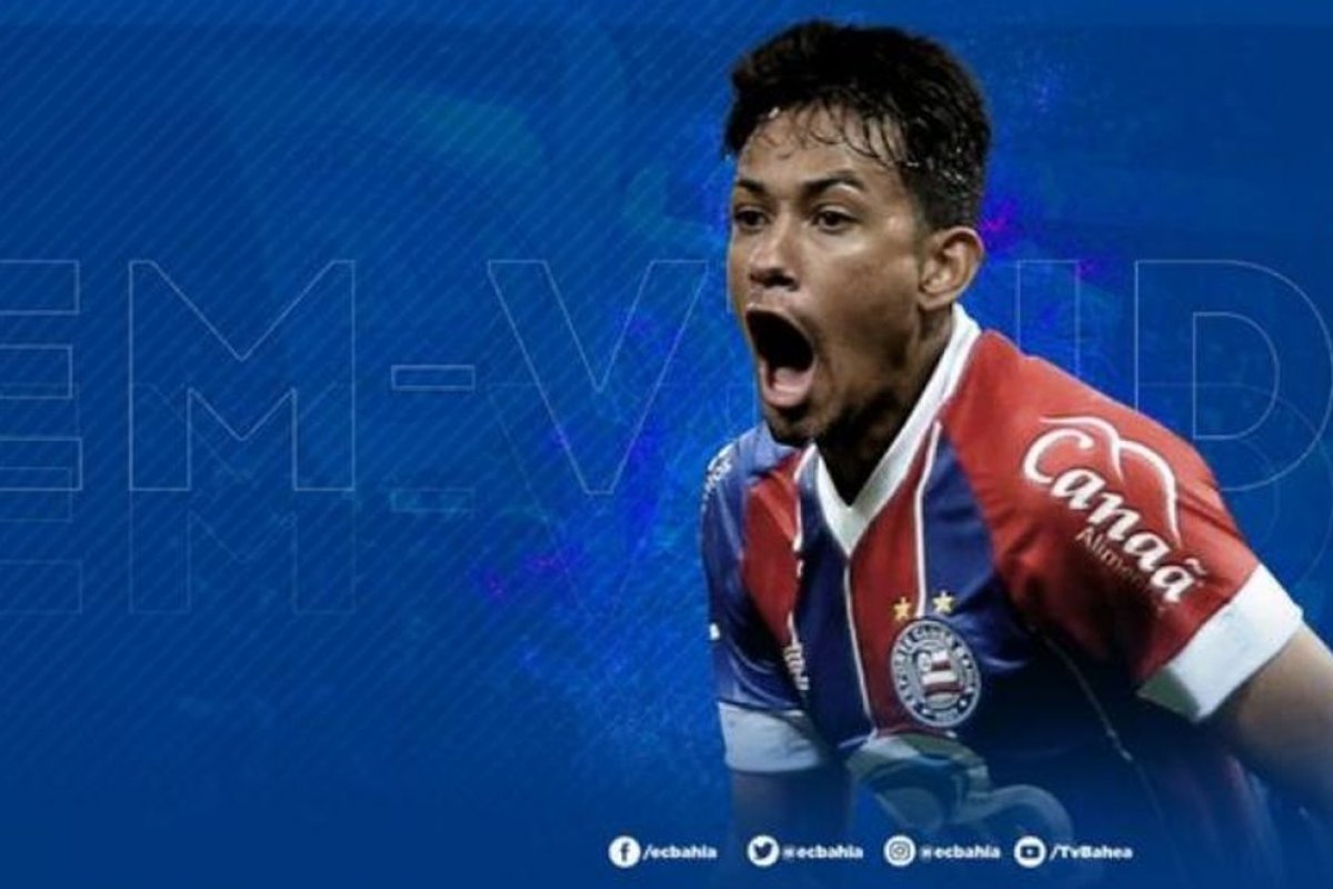 Atacante Lucca é oficializado jogador do Bahia