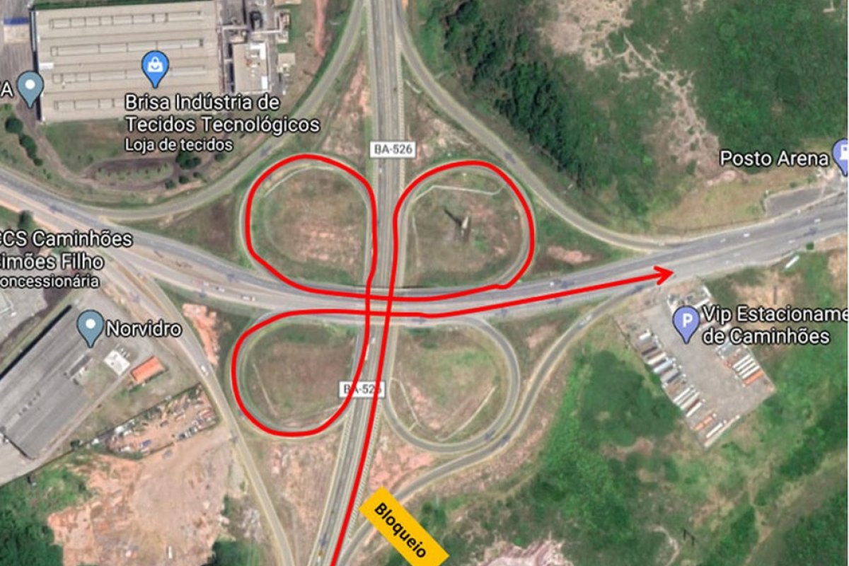 Trecho na BA-526 será interditada para obra da Embasa neste domingo (16)