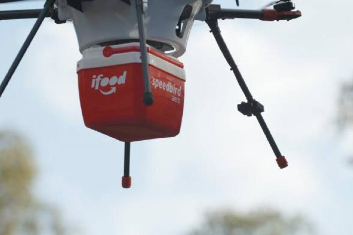 iFood estreia entregas por drone no Brasil em novembro deste ano