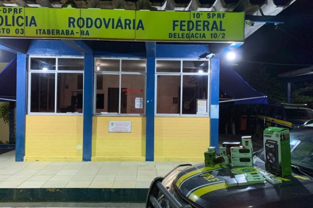 Empresário é preso após transportar mais de 400 produtos sem comprovação fiscal na BR 242