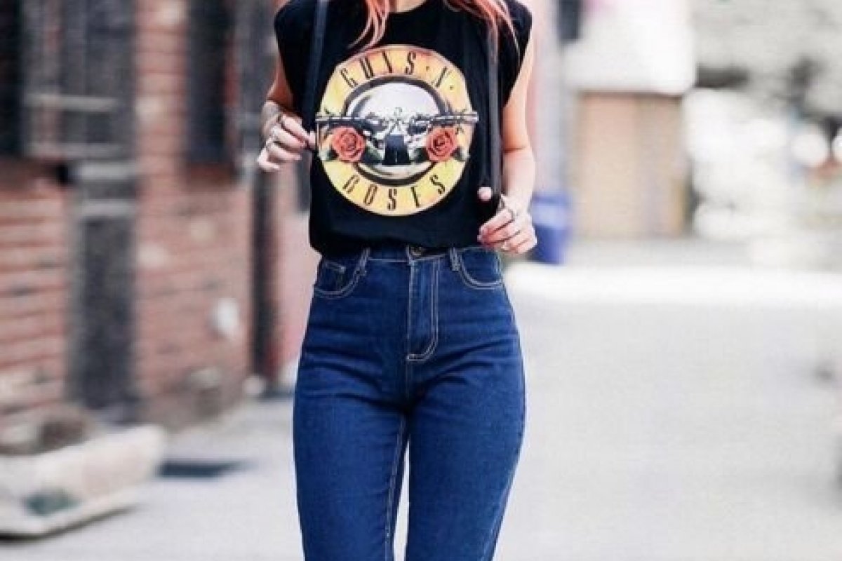Estilo atemporal: A camiseta de banda nunca sai de moda