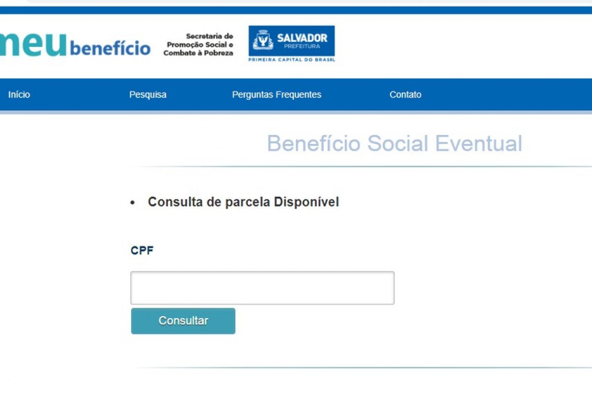 Prefeitura lança plataforma para consulta de benefícios sociais em Salvador