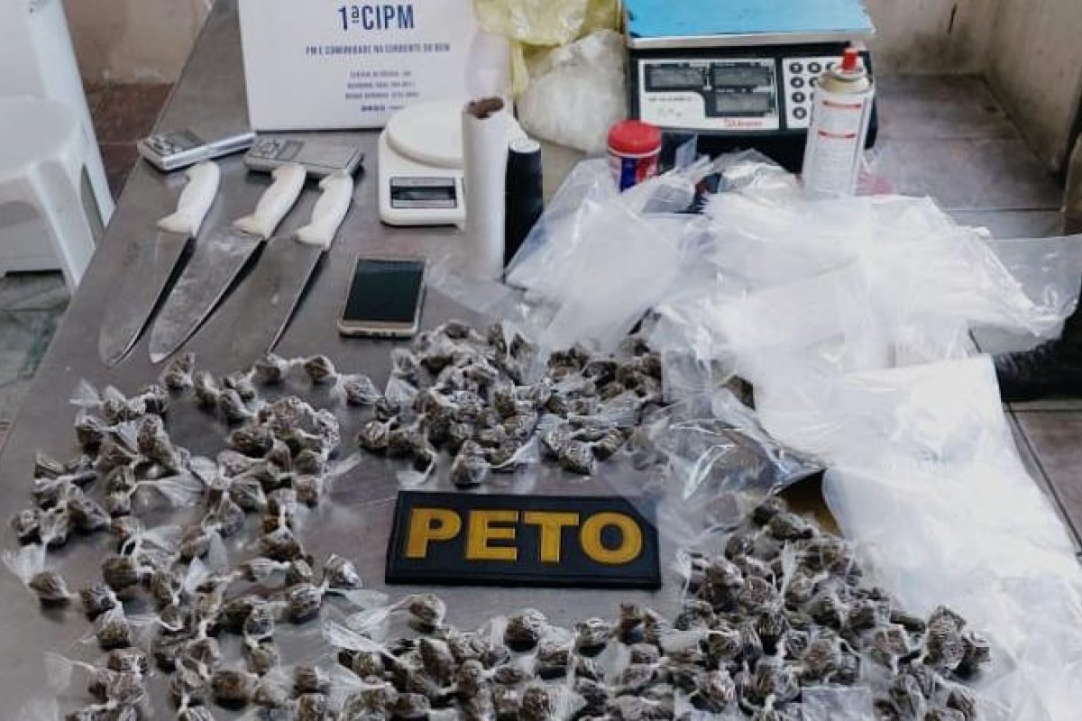 Polícia identifica imóvel utilizado como ponto de distribuição de drogas em bairro de Salvador